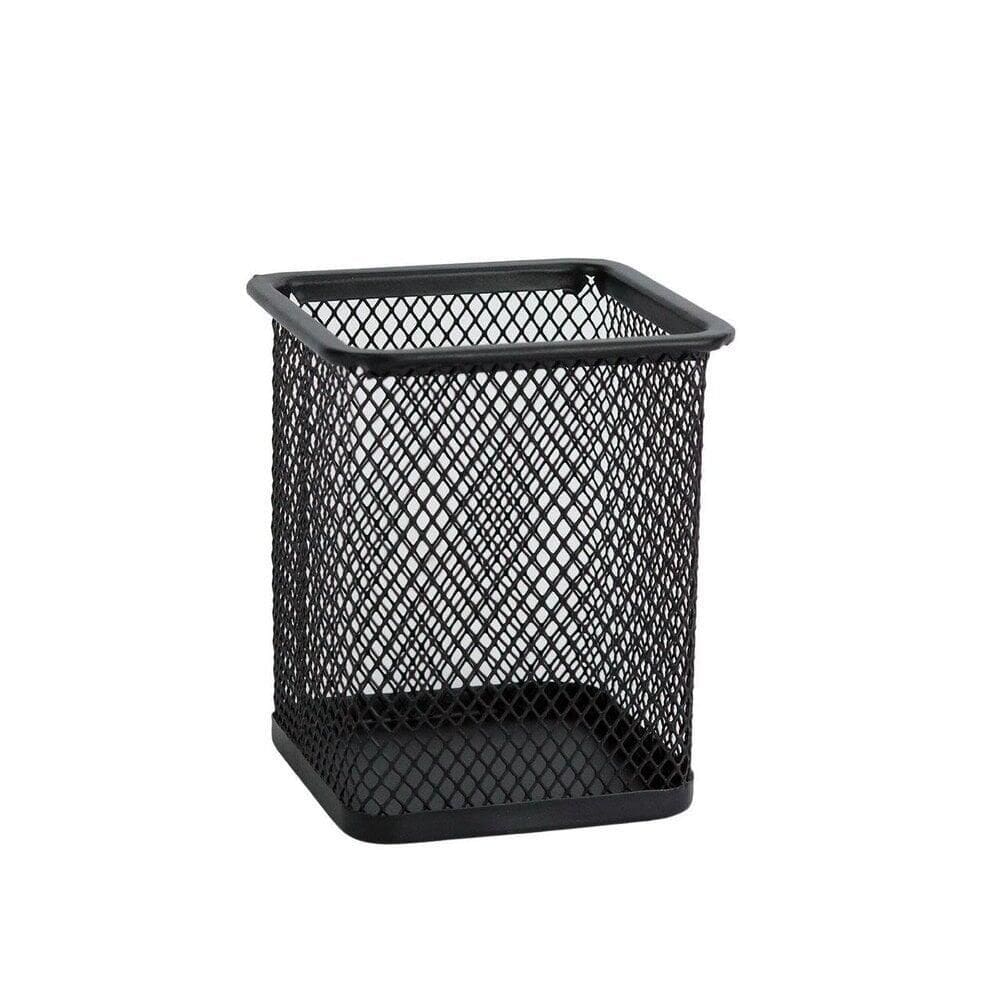 Organizador de Mesa Aramado Quadrado Preto - Tudo em Caixa