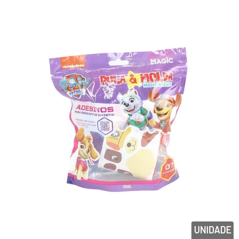 Massinha de Modelar 08 Peças Patrulha Canina Roxo - Tudo em Caixa