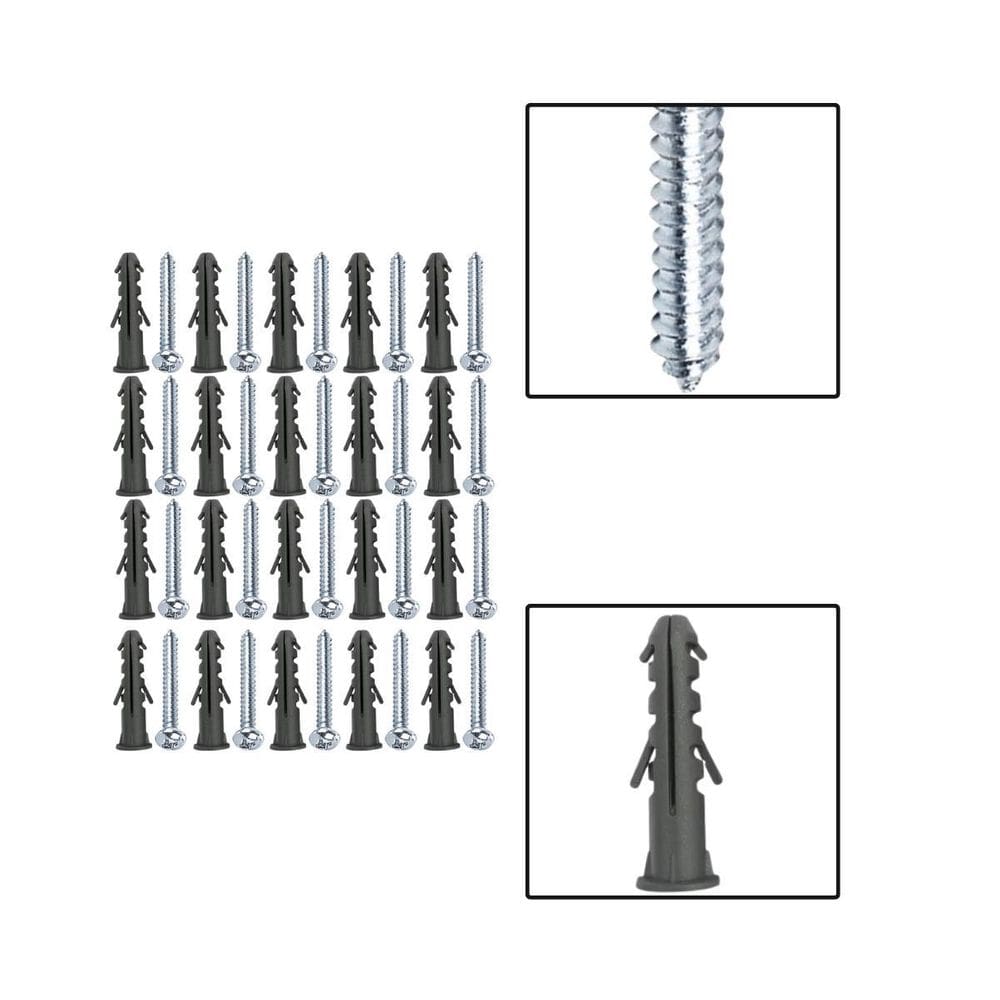 Kit Parafuso Com Bucha M6 20 Pçs