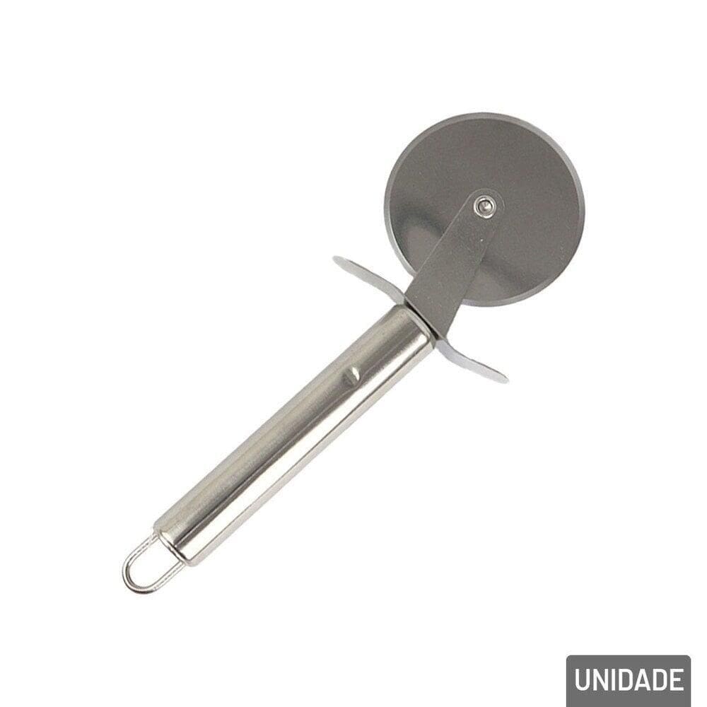 Cortador de Pizza Metal 19cm - Tudo em Caixa