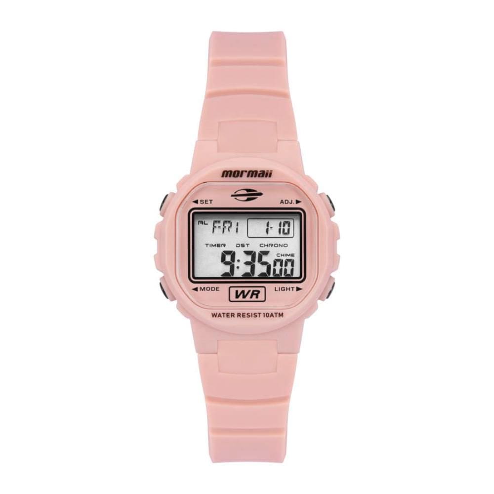 Relógio Mormaii Feminino Ref: Molcdaazt/8t Esportivo Digital Rosa