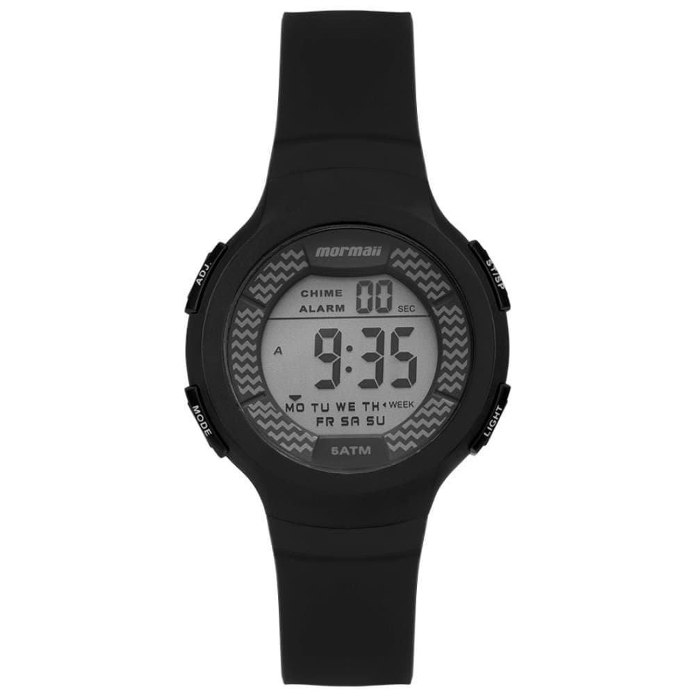 Relógio Mormaii Masculino Ref: Molcdaaw/8p Infantil Digital Black
