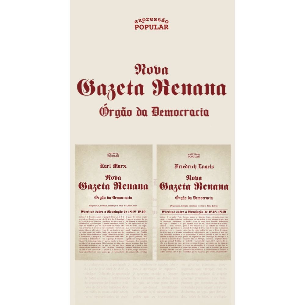 Nova Gazeta Renana Kit 2 Volumes