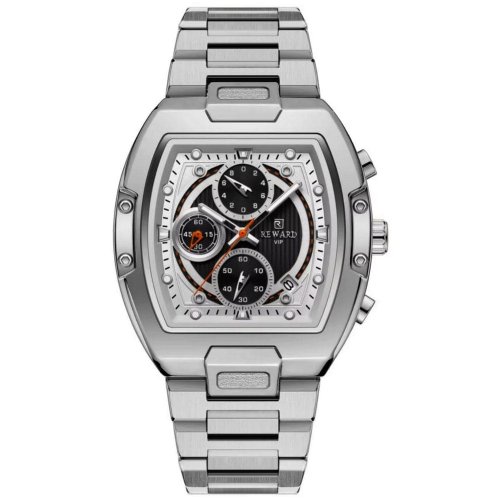 Relógio masculino multifuncional grande mostrador luminoso à prova d`água