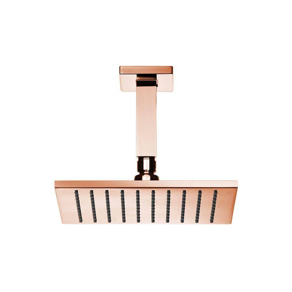 Chuveiro Lorenzetti Lorenquadra 5014 R16 De Teto Rose Gold