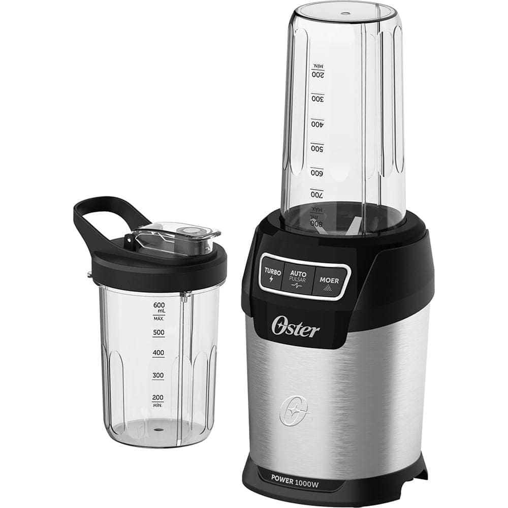 Blender Oster Ultra Power 1000 com 03 Velocidades e 02 Copos - OSOBLD100