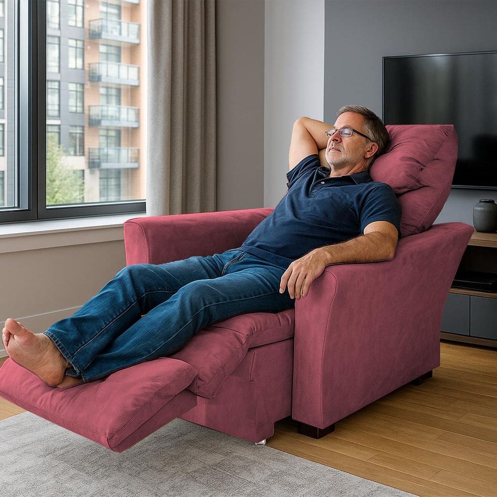 Poltrona Retrátil e Reclinável  Modelo Mariane Rosa