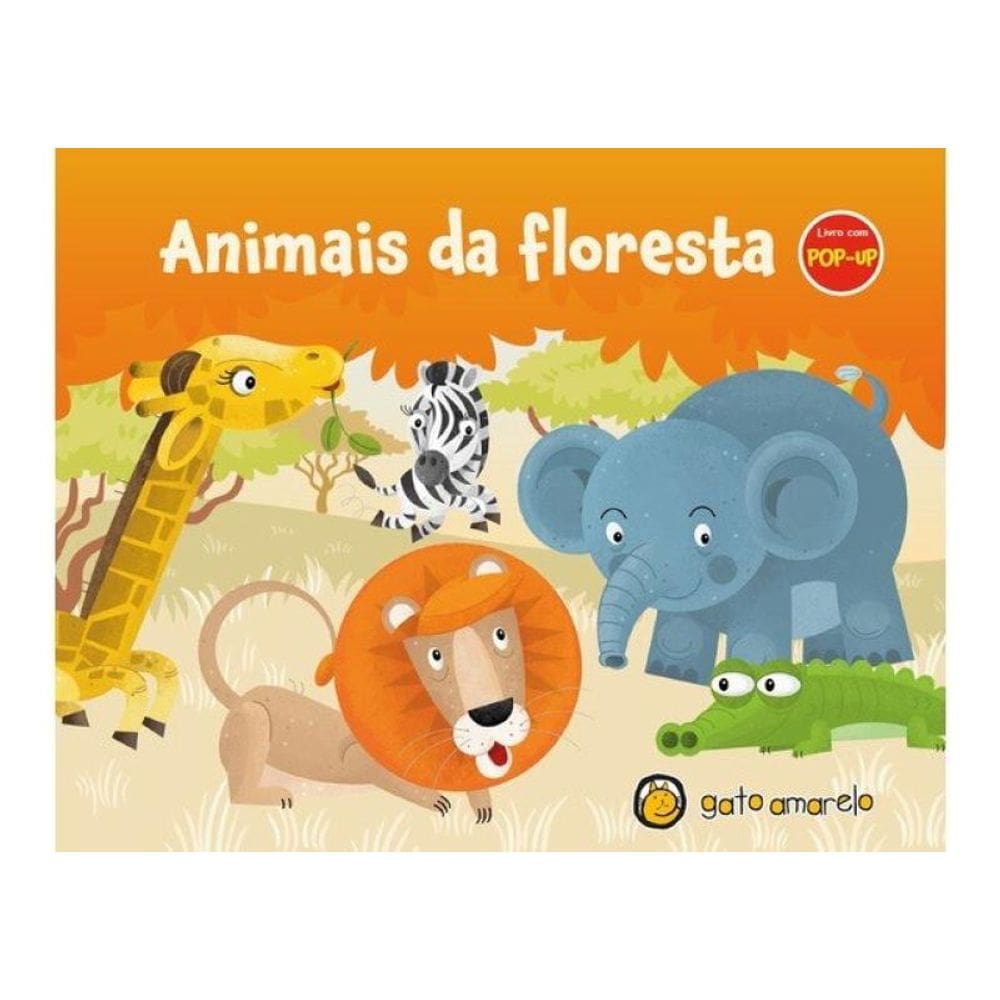 Livro Com Pop-Up - Animais Da Floresta