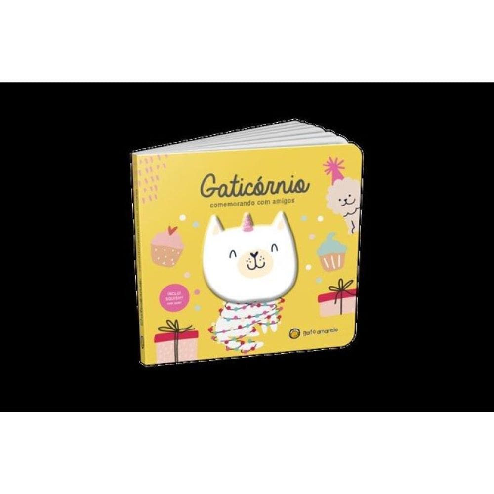 Amigos Squishy - Gaticórnio - Comemorando Com Amigos