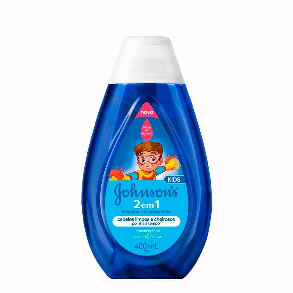Shampoo e Condicionador Johnson`s Kids 2 em 1 400ml