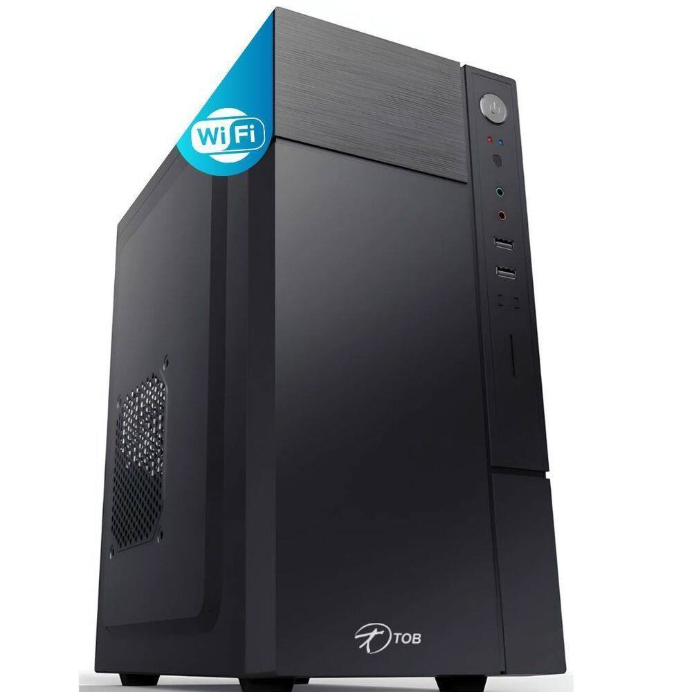 Computador TOB Intel Core I3 com Rede sem fio SSD 120GB Memória 8GB Windows 10 Pro Trial Desktop CPU