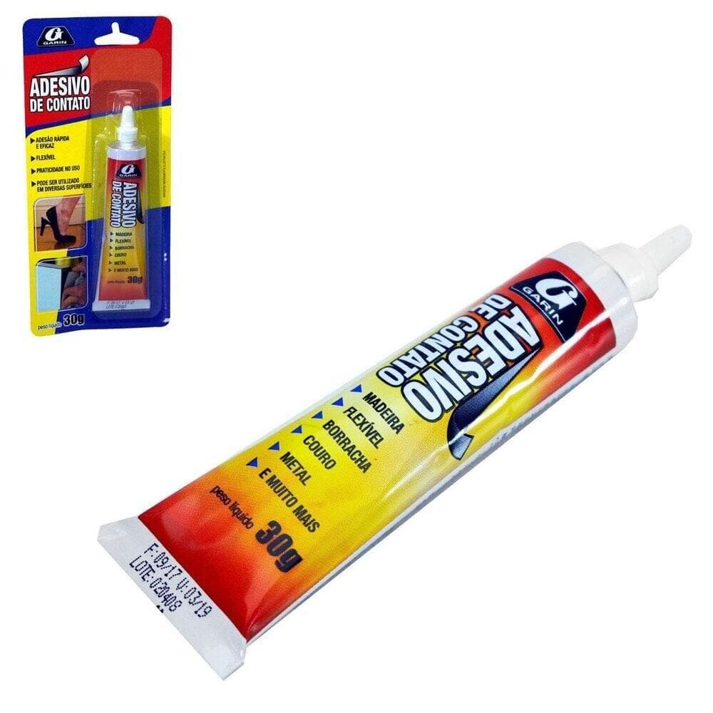 Adesivo de Contato 30g Bisnaga Garin - Tudo em Caixa