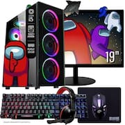 Computador PC Gamer Completo TOB Intel Core i5 SSD 240GB 16GB Teclado Mouse Mouse Pad e Headset Gamer Monitor 19” Windows 10 Pro Trial