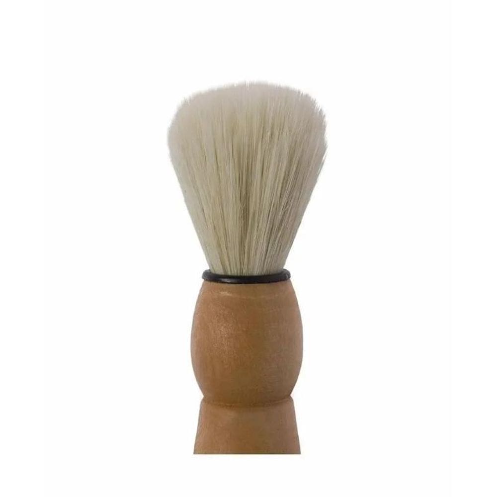 Pincel Para Barbear De Madeira