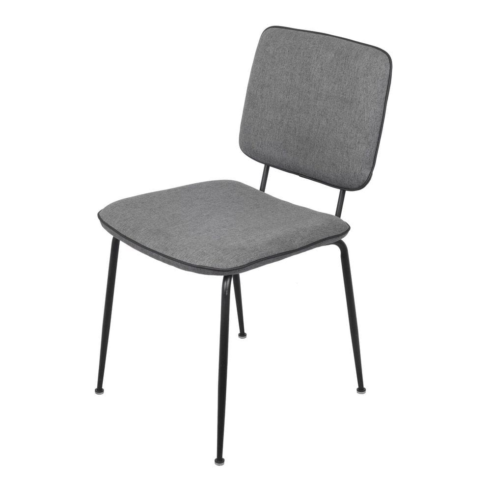 Cadeira de Escritório em Linho Batur Cinza