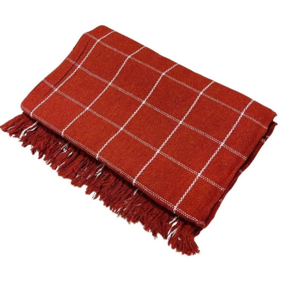 Manta Para Sofá Grande 2 E 3 Lugares 2,40x1,80 Capa Protetora Cobertor Para Sofa E Cama Gigante Terracota