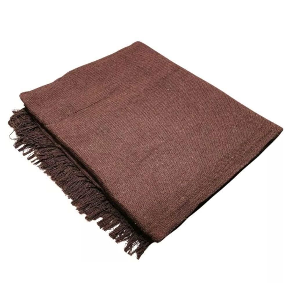 Manta Para Sofá E Cama 2,20x1,70 Capa Protetor E Cobertor De Sofa Grande 2 E 3 Lugares Terracota Marrom