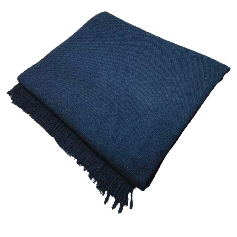 Manta Para Sofá E Cama 2,20x1,70 Capa Protetor E Cobertor De Sofa Grande 2 E 3 Lugares Terracota Azul Marinho