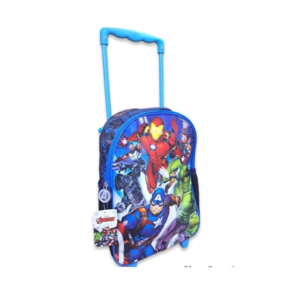Mochila Avengers com rodas para crianças