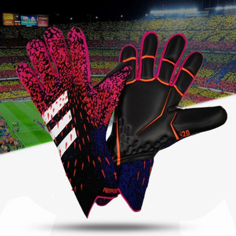 Luvas de goleiro de futebol, borracha de látex respirável antiderrapante