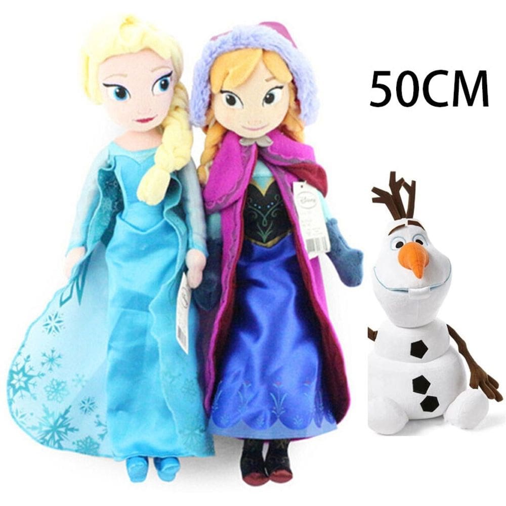Boneca de pelúcia Disney Frozen Stuffed Princess Combo Aisha Anna