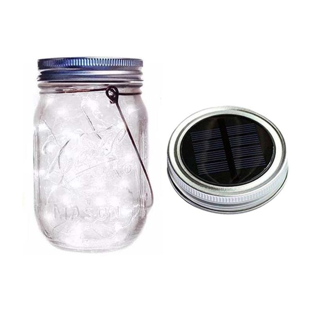 Luminária pendente Solar LED Fairy Lights em frasco de vidro