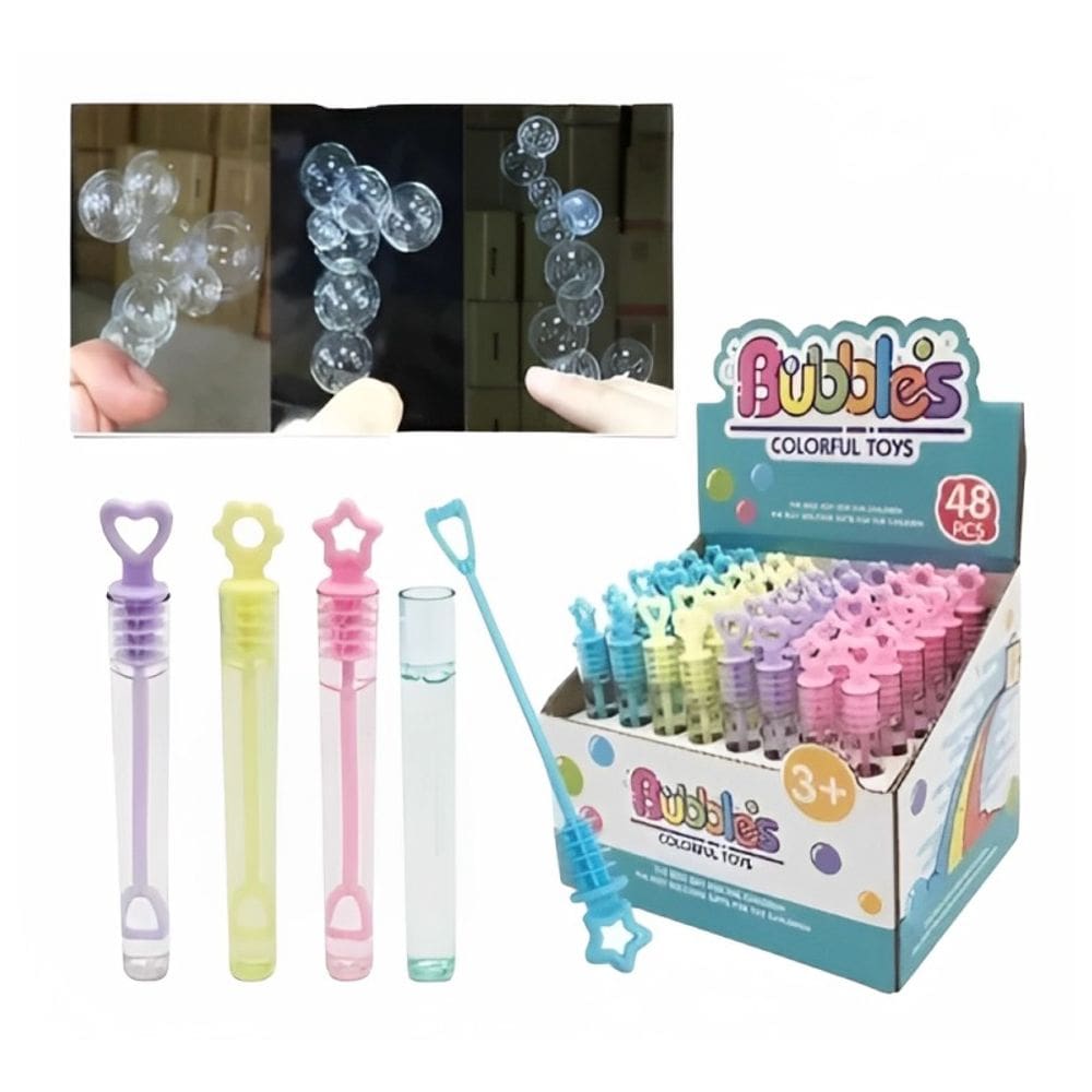 Bubble Game Mini Bubbles 48 unidades de sabonete líquido não tóxico