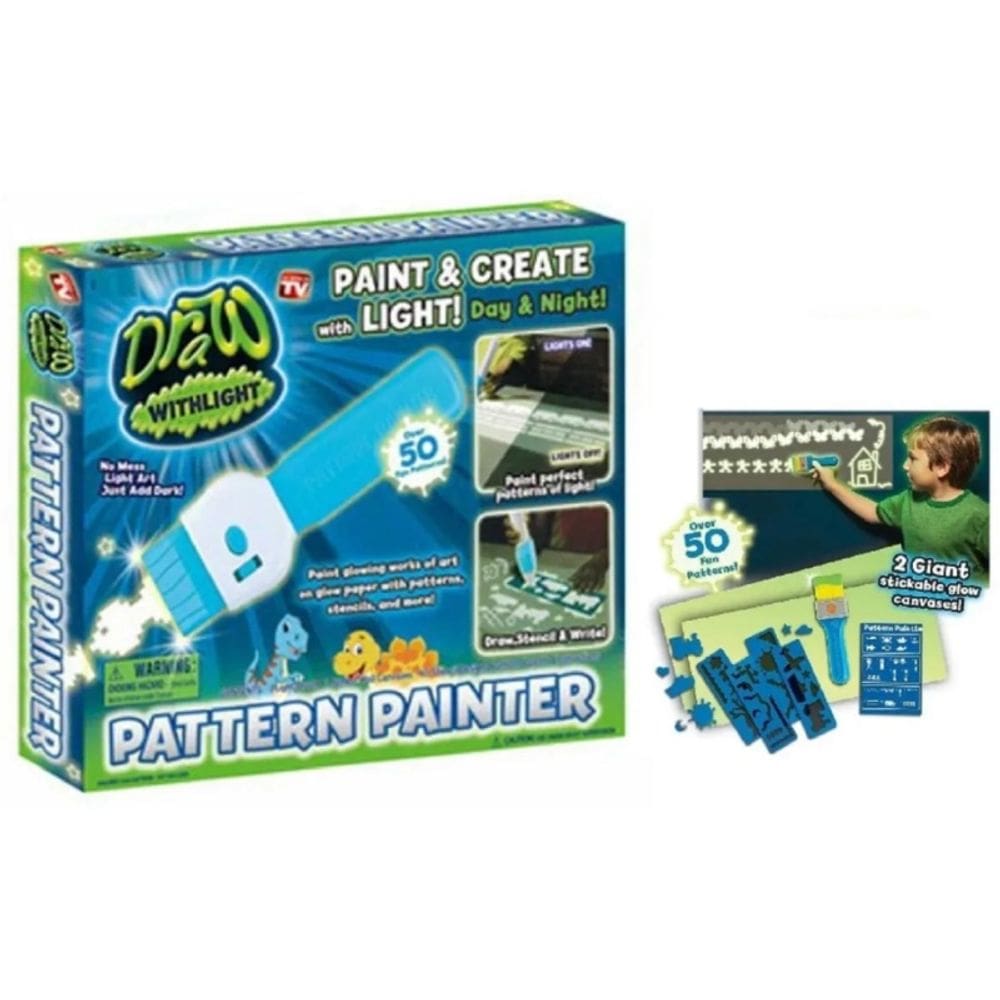 Pincel de pintura fluorescente Toy Glow Crazy Brush LED