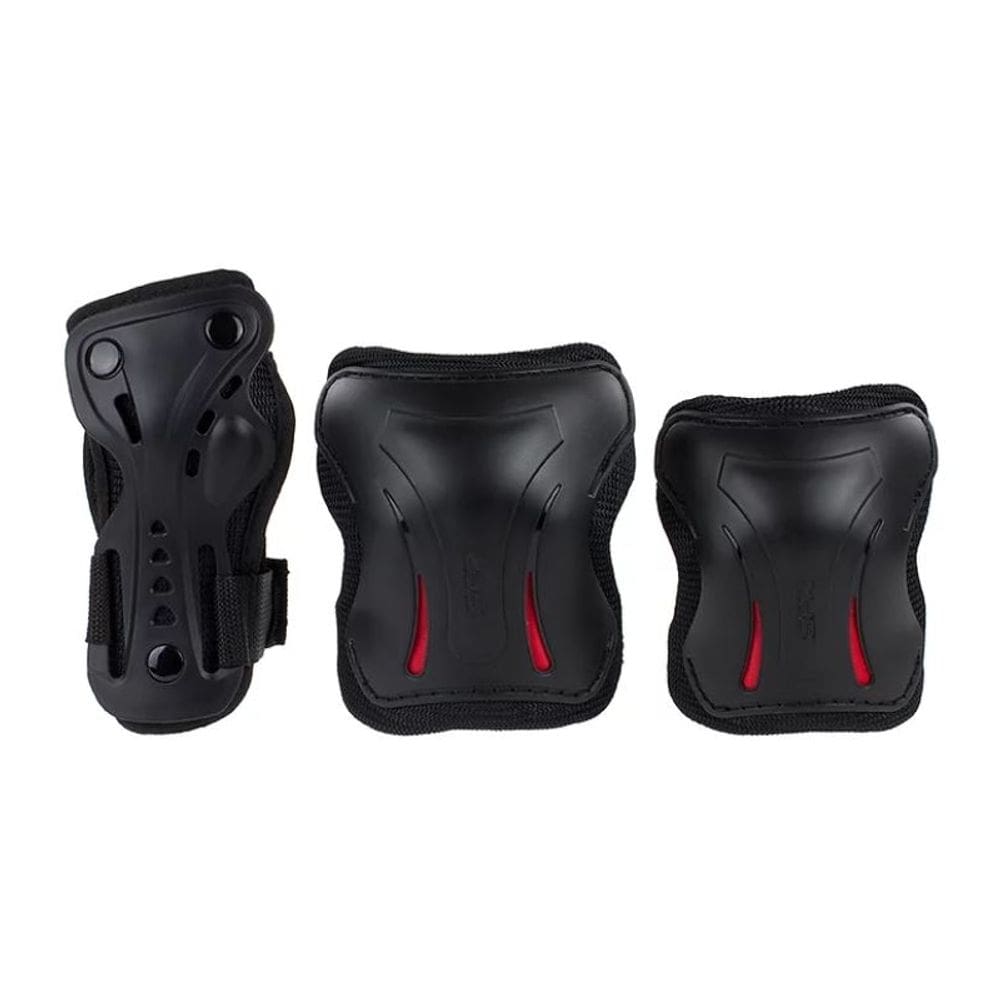 Conjunto de proteção SFR Essentials Black Size M para crianças de 20 a 50 kg