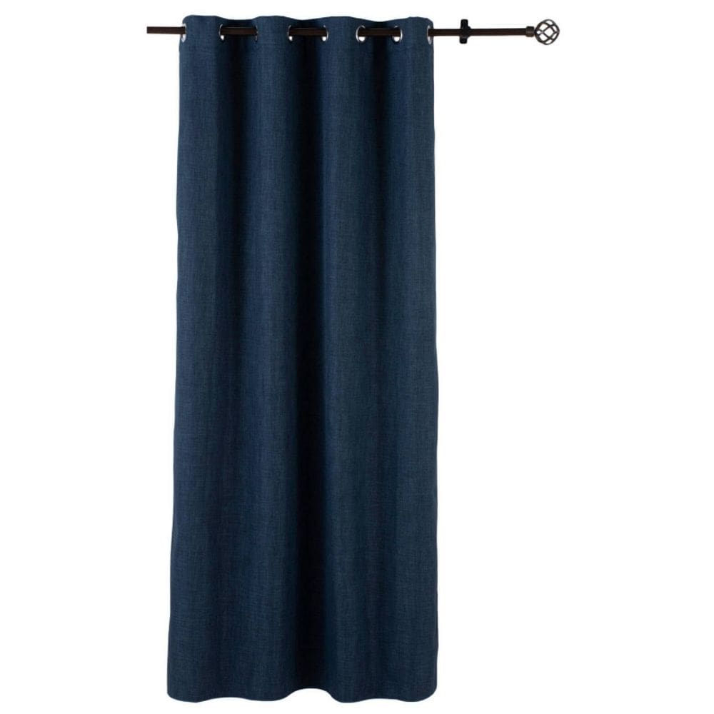 Cortina Black Out 1 tecido azul cobalto 230 cm x 140 cm