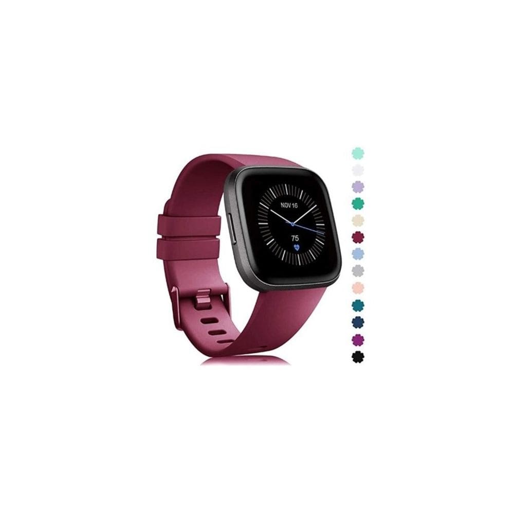 Pulseira de silicone de reposição para relógio inteligente Fitbit Versa 1