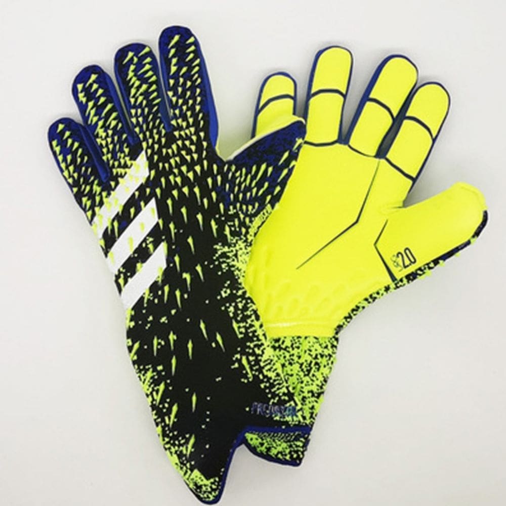 Luvas de goleiro de futebol, borracha de látex respirável antiderrapante