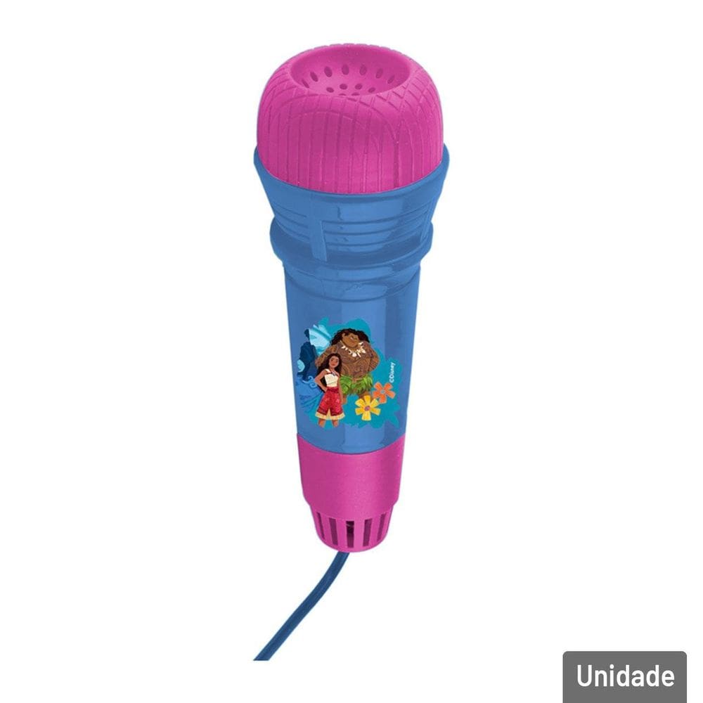 Microfone Musical Infantil com ECO Moana Color - Tudo em Caixa