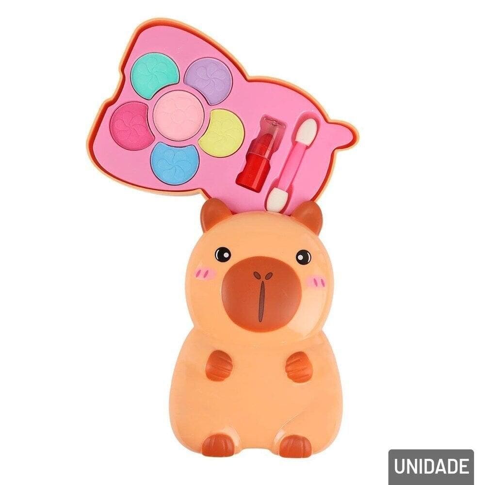 Maquiagem Infantil com Estojo de Capivara - Tudo em Caixa