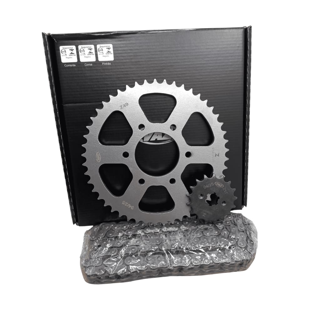 Kit Relacao Transmissao Vaz Completo Xtreme D00373x Haojue Nk150 2022 À 2025