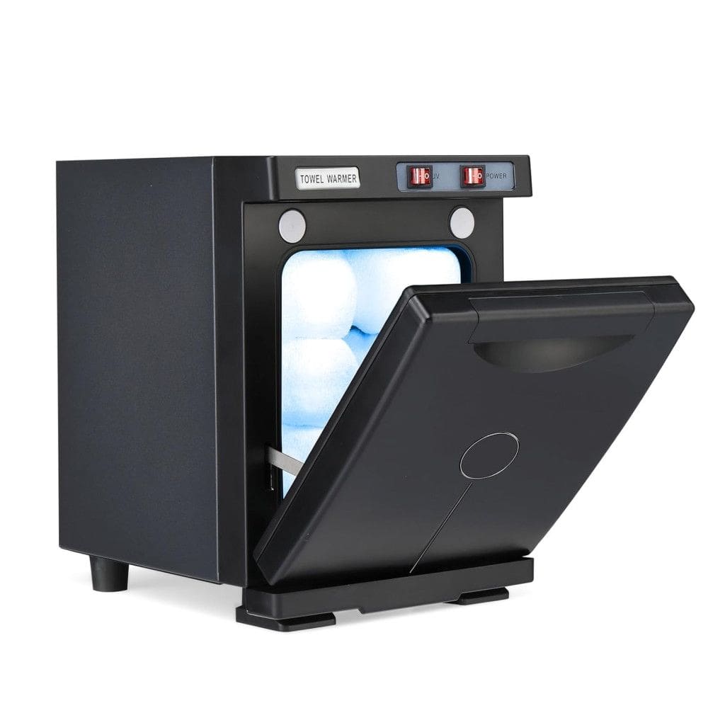 Aquecedor de Toalhas  5 Litros 2 em 1 para Salão, Barbearia e Spa, 110V, Winado, Preto