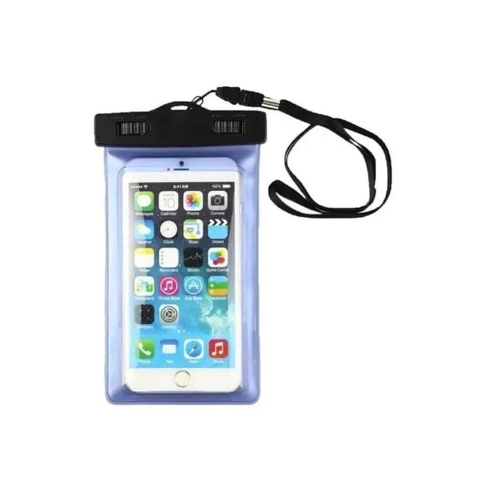 Pacote de bolsa impermeável x2 para telefone antiágua com capa deslizante