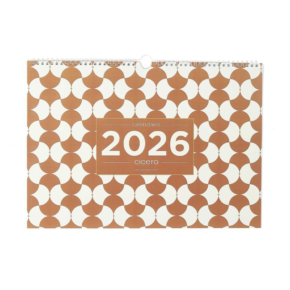 Calendário de parede A3 Bossa Nova 2026 - Cicero