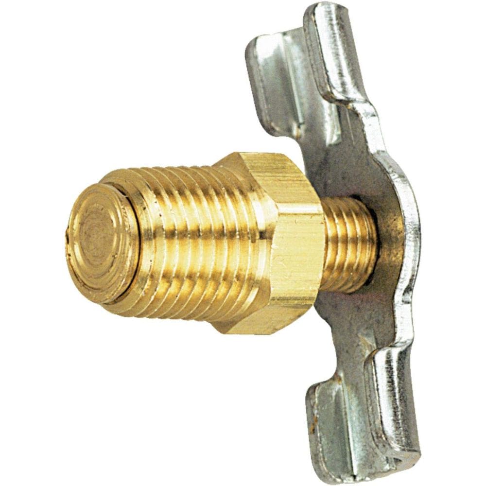 Torneira de drenagem Plews Tru-Flate 1/4” NPT Brass