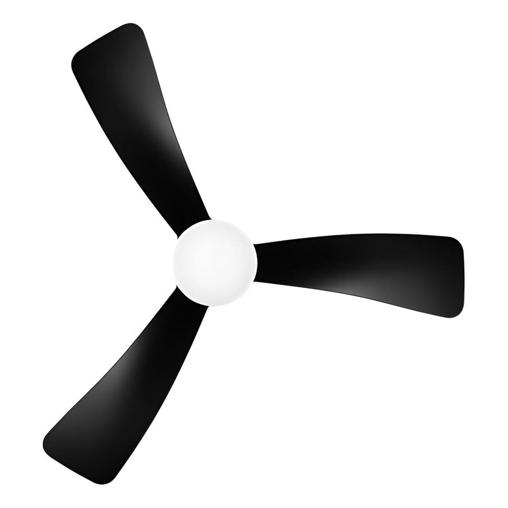 Ventilador Teto C/ Led E Controle 3 Pas Black Silence Elgin