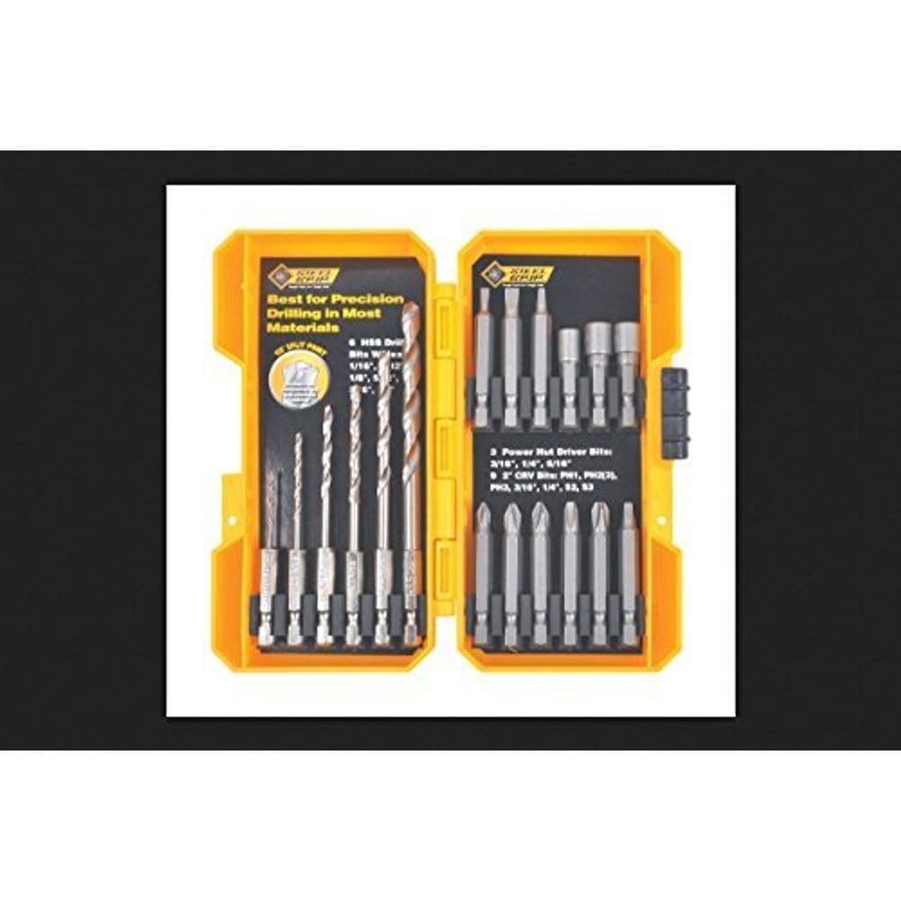 Conjunto de brocas Steel Grip 18 peças