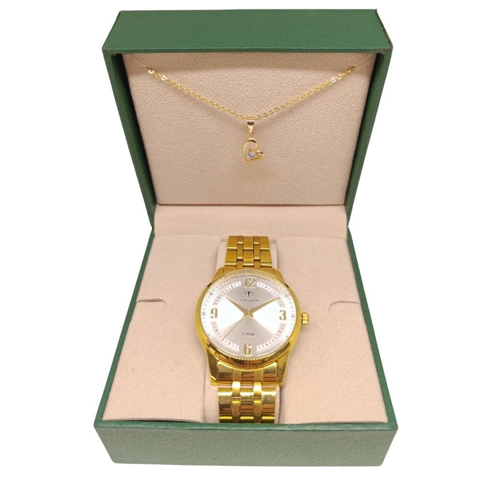 Relógio Feminino Tuguir Analógico 2132 Dourado
