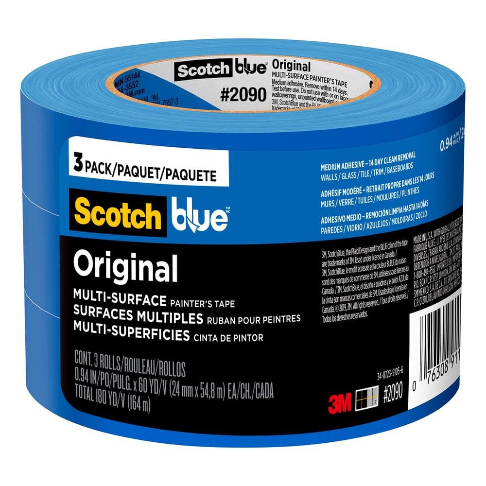 Fita de pintura ScotchBlue autêntico Multi-Surface 24 mm x 55 m