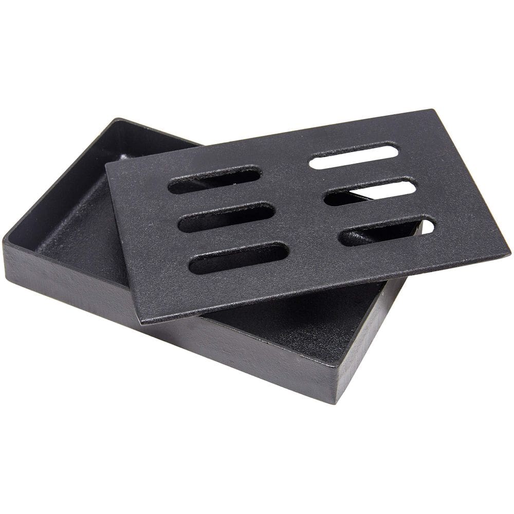 Smoker Box Char-Broil Cast Iron 20cm para churrasqueira a gás ou elétrica