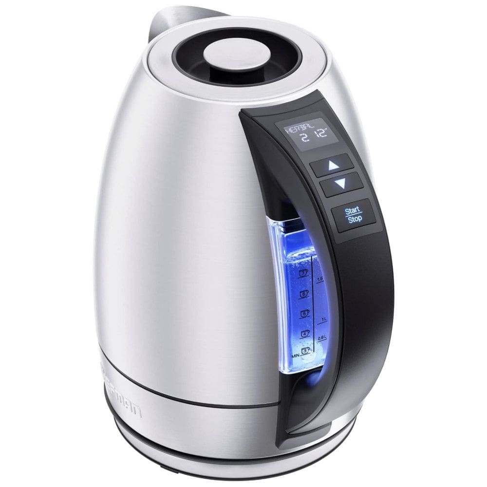 Chaleira Elétrica 1.7L, Aço Inoxidável, Desligamento Automático, 1500W, 110v, CHEFMAN Temperature Control Electric Kettle,, Prateado