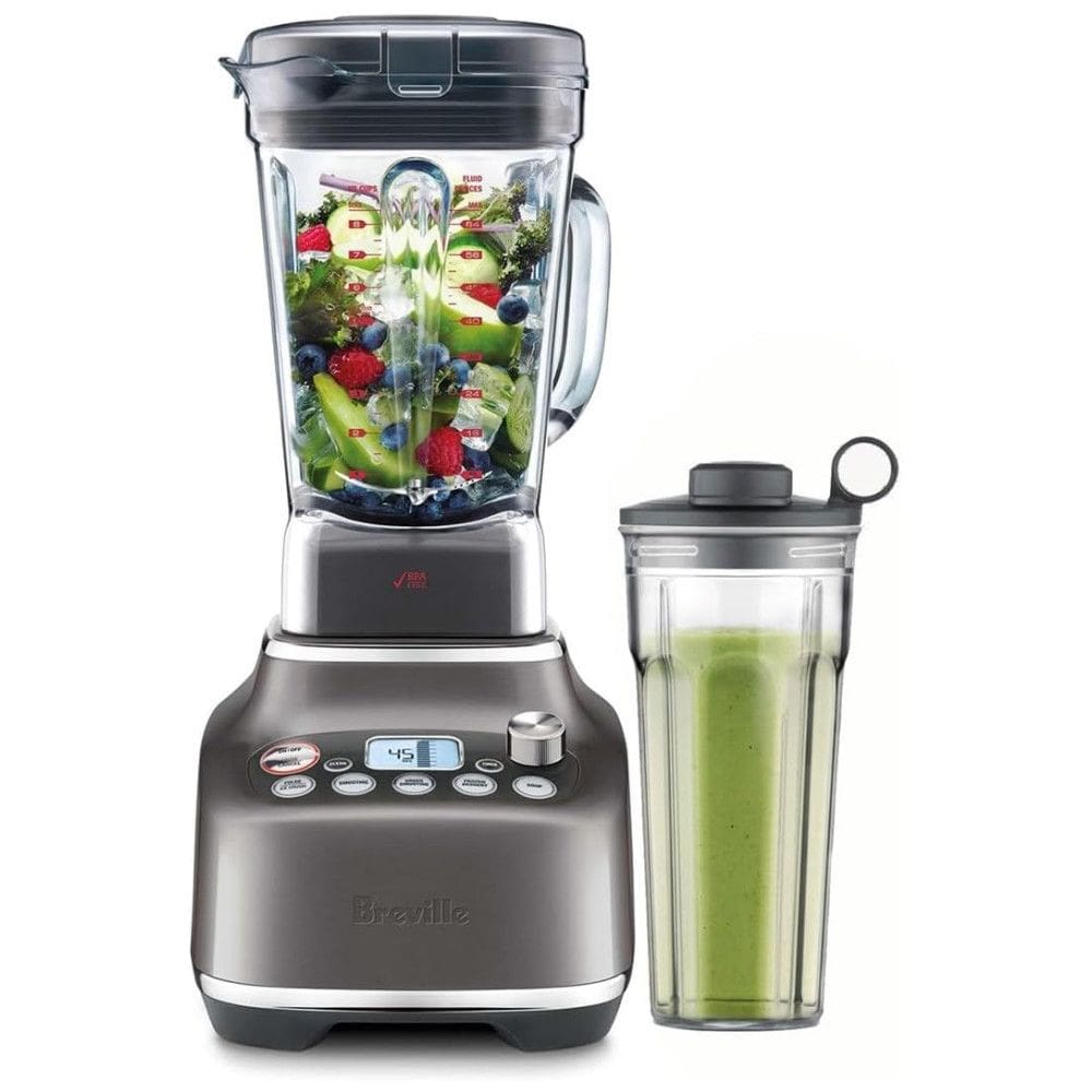 Liquidificador Breville BBL920SHY Super Q de Grau Comercial para Casa, Nogueira Defumada, 1.9L