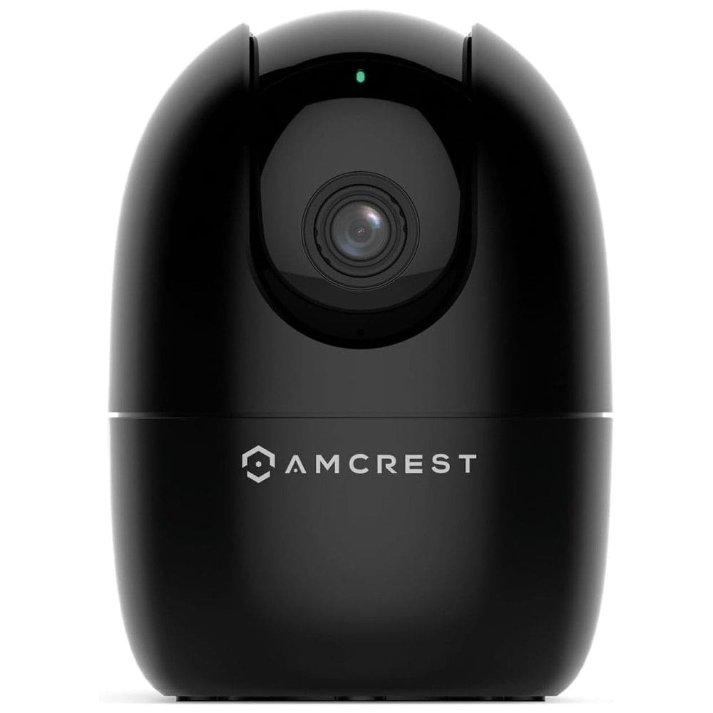 Câmera de Segurança Interna 1080P Wi Fi Detecta Movimento, 2 Saídas de Audio, AMCREST ASH21 B, Preto