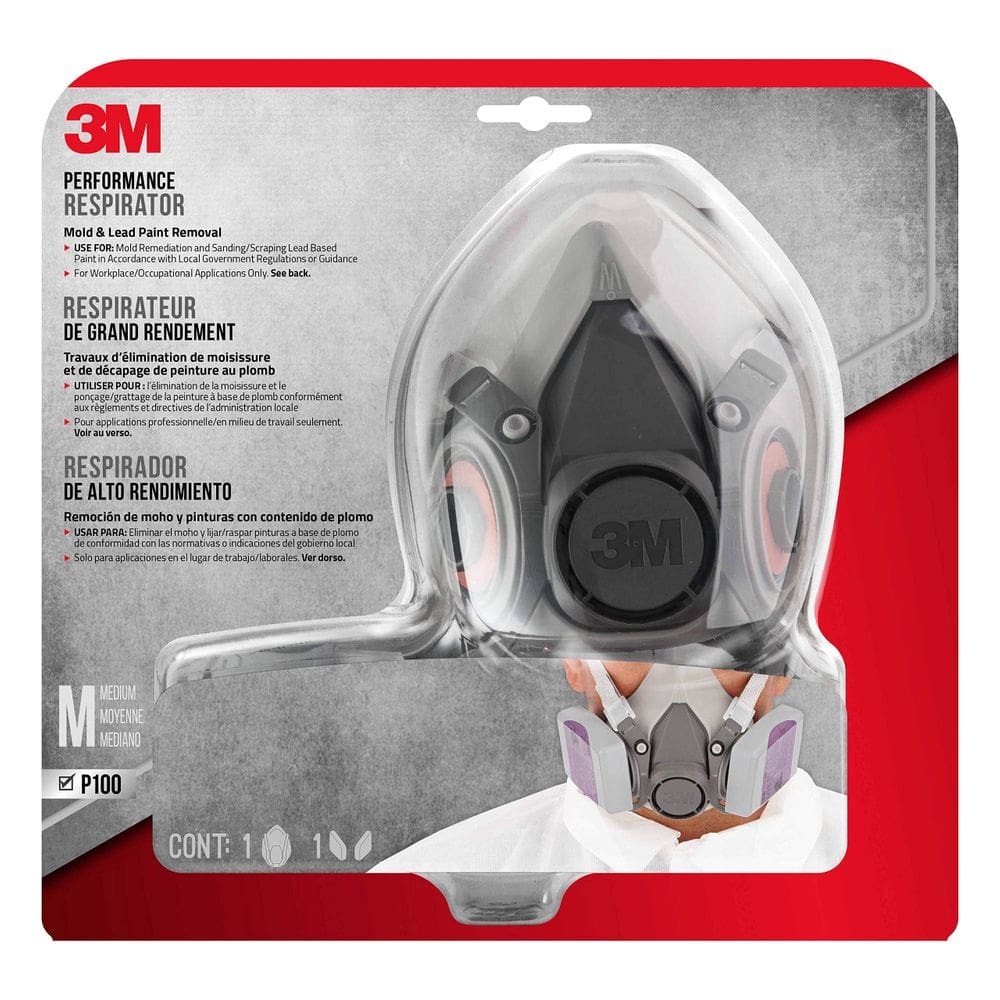 Respirador 3M 62093HA1-C Remoção de tinta com mofo e grafite M
