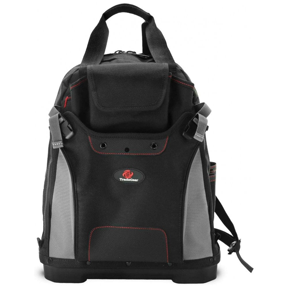 Mochila de Ferramentas Organizadora com 32 Compartimentos, TRADEGEAR, Preto