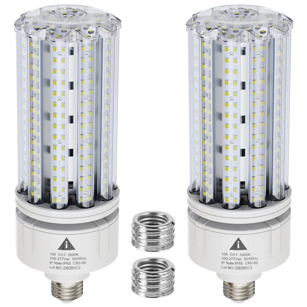 Lâmpada LED Base E26, E39 com 15000 Lumens 5000K na Cor Branca Neutra 100W, 2 Un, 110v, ZP, Branco